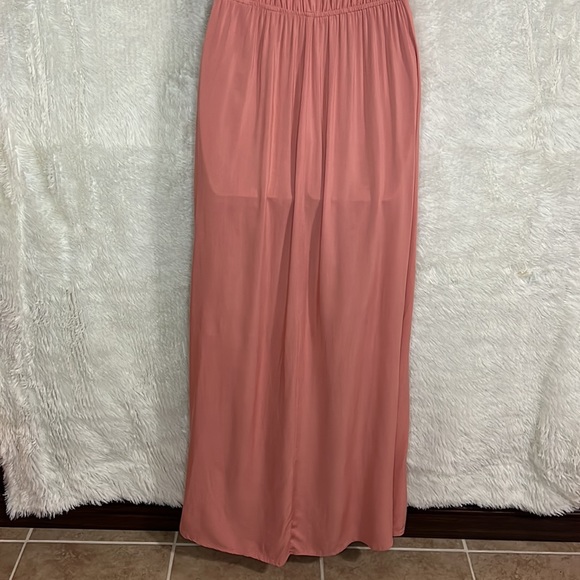Coral pink halter maxi sundress, size Small by Daytrip - Picture 8 of 11
